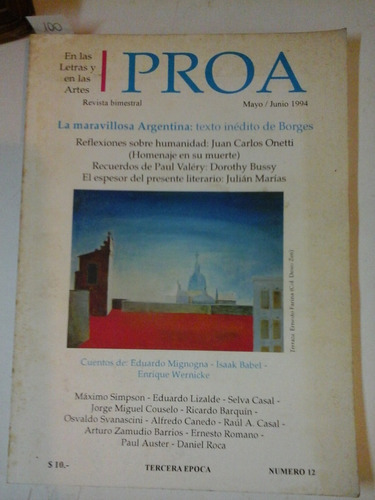 Proa - Revista Bimestral - Mayo / Junio 1994- L213 