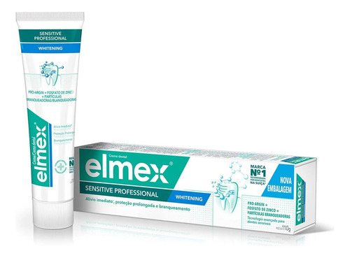 Elmex Crema Dental Sensitive Professional Whitening 110g