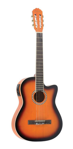 Violão Nylon Eletrico C/ Afinador Class Clc 39 Ce Promoção