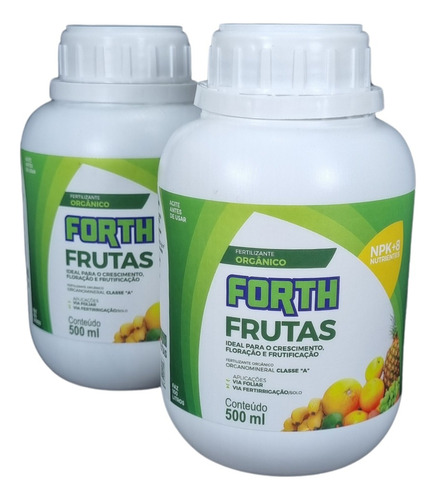 Adubo Fertilizante Organico Concentrado 500ml Frutífera 90un