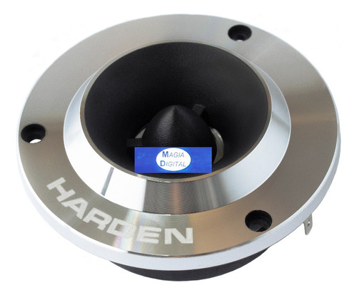 Bocina tipo super tweeter Harden KTB-285C para carros, pickups & suv color cromo de 8Ω 9.5cm x 9.5 cm x 1 unidad 