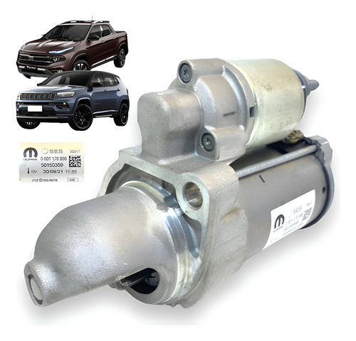 Motor Partida Arranque Compass Toro 1.3 13d Turbo 50150359