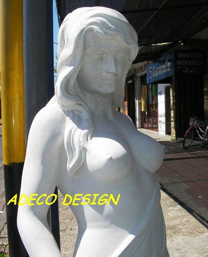 Escultura Estatua Mujer Rhea Cemento