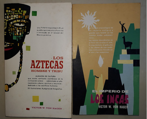 Lote X 2 Von Hagen: Los Aztecas Y El Imperio De Los Incas