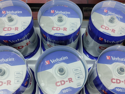 Cd Virgen Verbatim Cd-r 700mb 52x 80min 100% Original