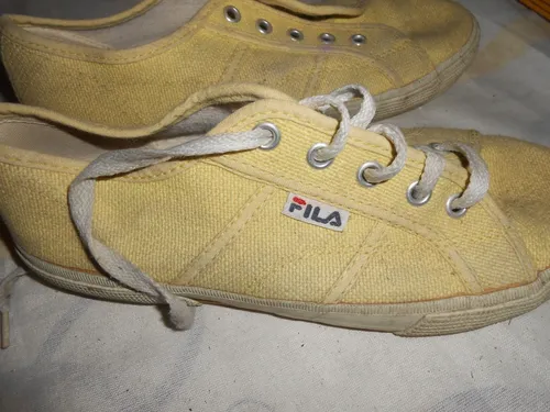 Fila cheap amarillas mujer