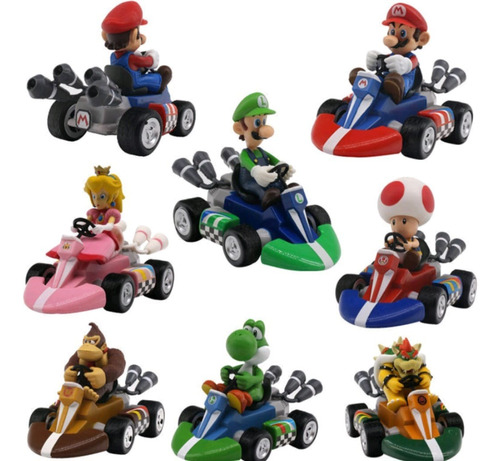 Carrinho Miniatura Do Super Mario Kart Com Tração 4x2 C/nfe