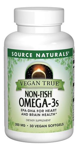 Source Naturals Vegan True Non-fish Omega-3s Epa-dha Para Co