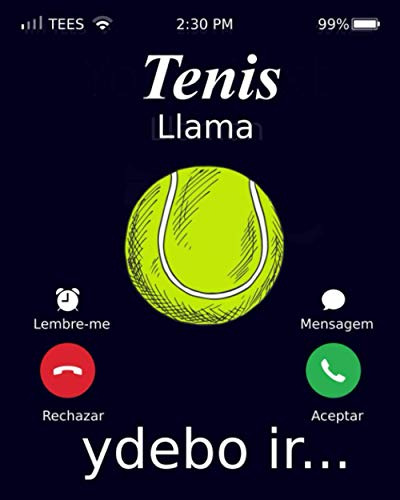 Tenis Llama Ydebo Ir: Notebook Tenis Cuaderno - Diario - Li