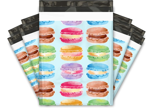 10x13 100 Sweet Macaron Designer Poly Mailers Sobres De...