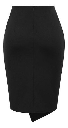W Falda Elegante De Oficina Para Mujer, Falda Lápiz Trenza
