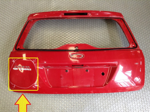 Puerta Cajuela Detalle Ford Fiesta First Hb Mod 03-07 Orig 