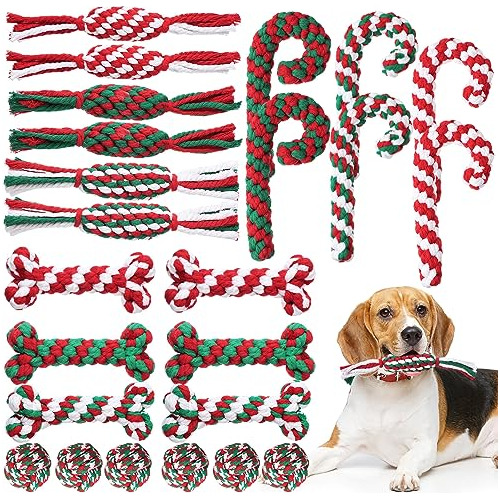 24 Piezas De Juguetes De Cuerda Perros Navidad, Juguete...