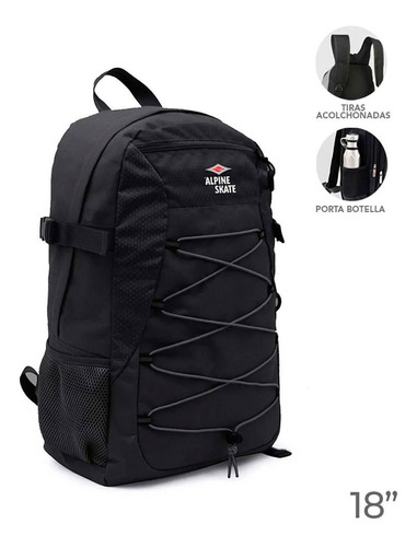 Imagen 7 de 7 de Mochila Deportiva Trekking Alpine Skate Running Urbana Cuota