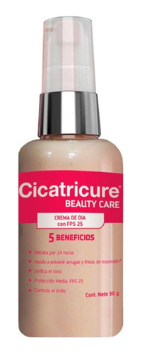 Cicatricure Crema Con Color Beauty Care 5 Beneficios X 50 Gr