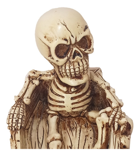 Caveira Cinzeiro Skul Iron Crânio Esqueleto Decorativo