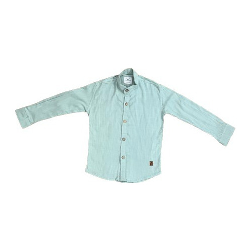 Camisa De Lino Manga Larga De Niño 