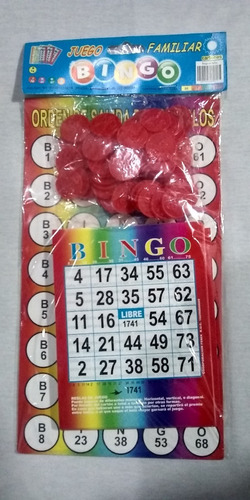 Cartones De Bingo Ll Troquelados
