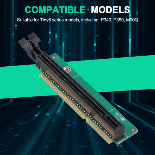 Tarjeta Adaptadora De Tarjeta Gráfica Pci-e 16x Tiny 6 Riser