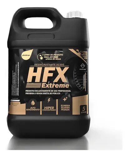 Hfx + Dx Extreme + Sx Acidpro Concretex 5 Litros Autolimpe