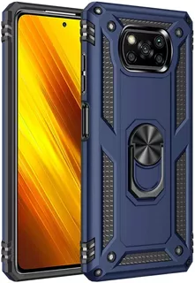 Funda Reforzada Anillo Compatible Con Pocophone X3 Nfc Pro