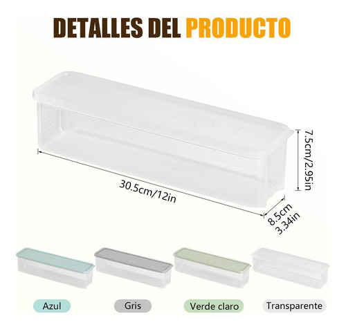 Caja Rectangular Para Verduras, Caja Multiusos Para