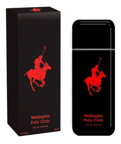 Wellington Polo Club Hombre Negro Perfume 90ml Financiación!