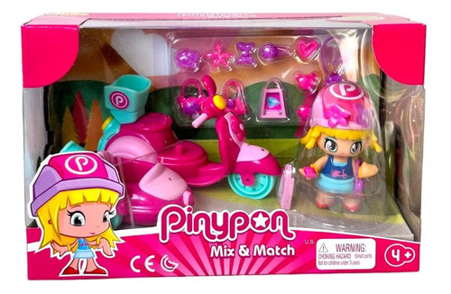 Pinypon Vehículo Moto Con Figura 