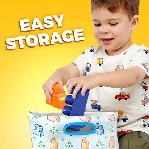 Fisher Precio Build N Play Set De Mega Bloks Con 60 Bloques