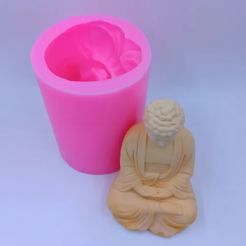 Moldes De Silicona Para Velas De Diseño De Buda (buddha-16)