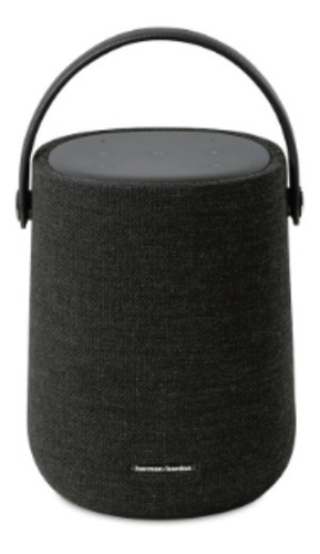 Bocina inteligente Harman Kardon Citation 200 con asistente virtual Google Assistant color black 100V/240V
