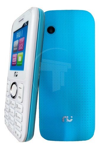 Imagen 1 de 3 de Teléfono Celular Dual Sim Riu Celulares Blanco Azul