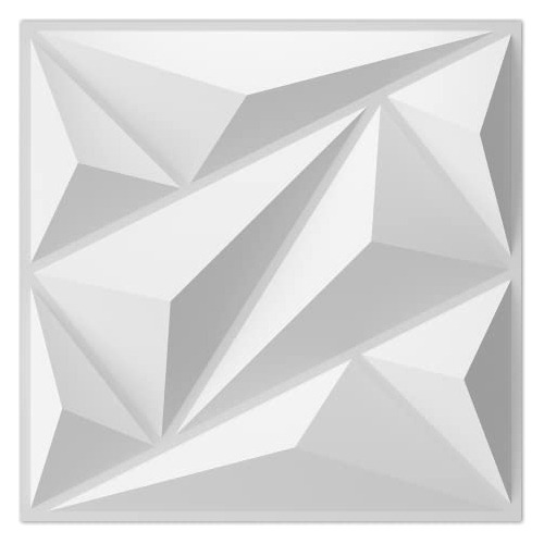 Panel De Pared Tridimensional Diseño De Diamante Decor...
