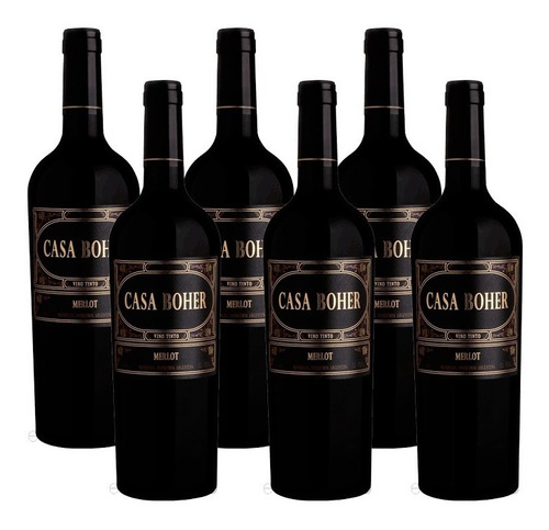 Vino Casa Boher Merlot Caja X 6 Unidades - Catalogo