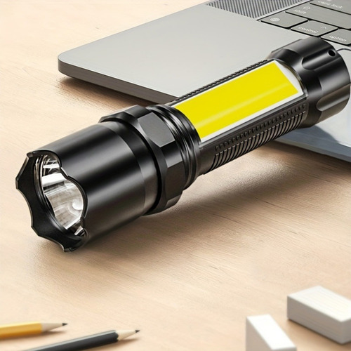 Linterna Portátil Led Para Exteriores Multifunción Cob Con T