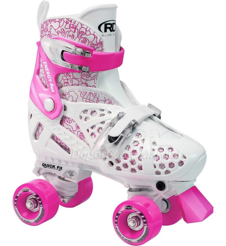 Patines Artisticos Extensibles Con Botas 4 Ruedas Roller Par