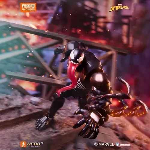 Boneco Blokees Marvel Spider-man Galaxy V5 Modelo Montável