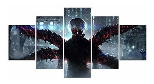 Japón Anime Tokyo Ghoul Poster Kaneki Ken Impreso En Lienzo 