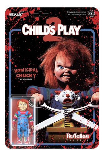 Super 7 Reaction Homicidal Chucky - Childs Play 2 