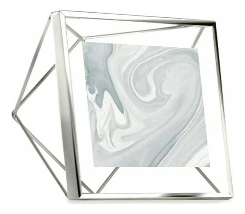 Moldura para fotos Umbra Prisma, prata (cromada), 4x4 10x10