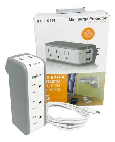 Protector De Corriente Belkins Giratorio.