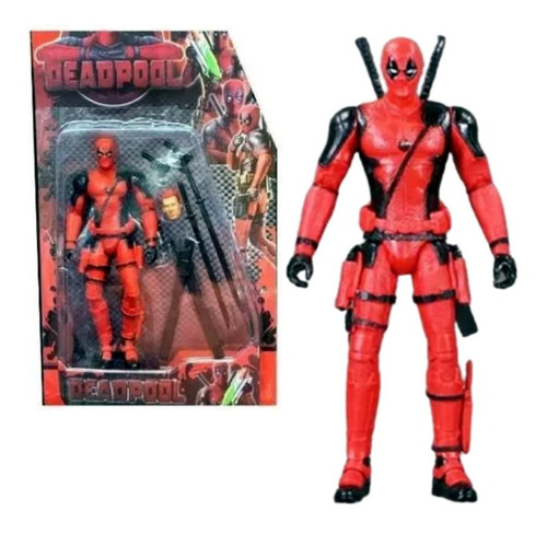 Muñeco Deadpool Set Figura + Armas 18 Cm - Fair Play Toys