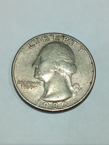 Moneda Quarter Dollar 1980