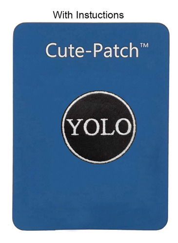 Yolo You Only Live Once Parche Bordado Planchar