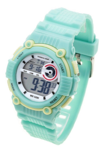 Reloj Knock Out Mujer 8156 Digital Caucho Crono Fecha Wr50