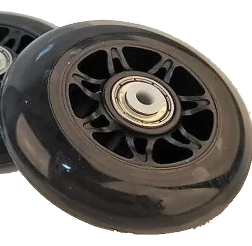 Ruedas Rollers Silicona 100 Mm Rulemanes Abec7 Monopatin 