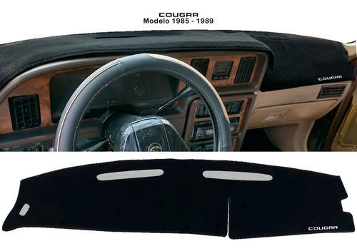 Cubretablero Bordado Ford Cougar Modelo 1985 - 1989