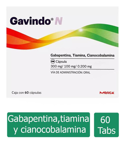 Gavindo N 300 Mg /100 Mg /0.200 Mg Caja Con 60 Cápsulas