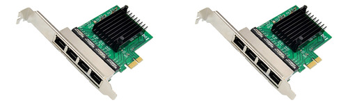 2 Tarjetas De Red Pcie Pci-e X1, Servidor Gigabit Ethernet D