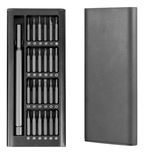 Destornillador De Precision 24 Puntas Intercambiable Metal